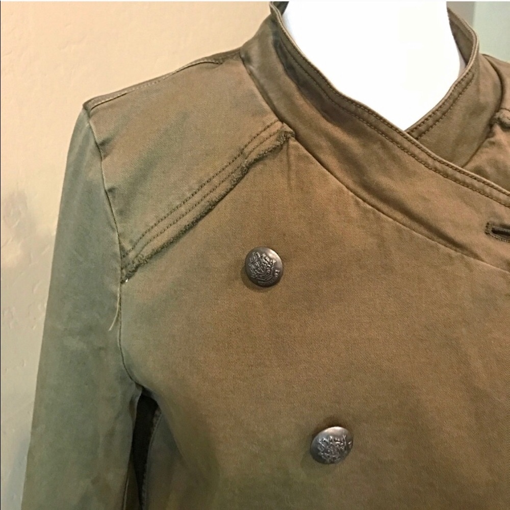 Free People Ruffle Military Jacket - Picture 3 of 6